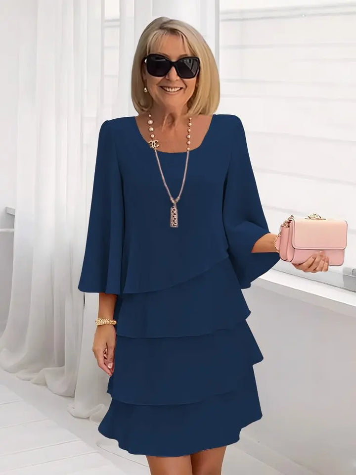 Catherine - Elegantes Kleid mit Volants