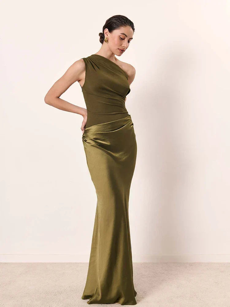 Ashley - Maxikleid mit einem Hauch von Satin