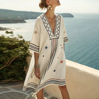 Naomi - Elegantes und Vielseitiges Strandkleid für Sommertage