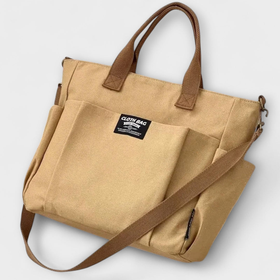 Eleanor - Minimalistische Canvas-Shopper-Tasche