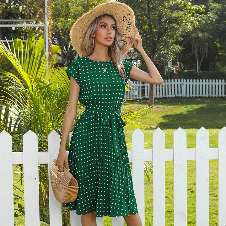Beth - Polka Bloom Kleid