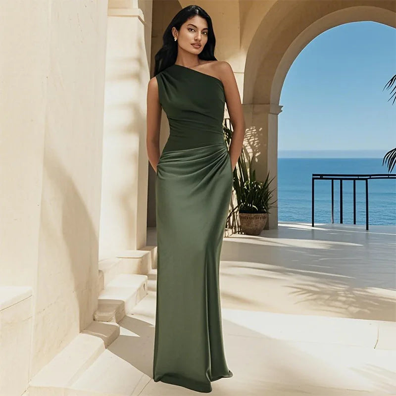 Ashley - Maxikleid mit einem Hauch von Satin