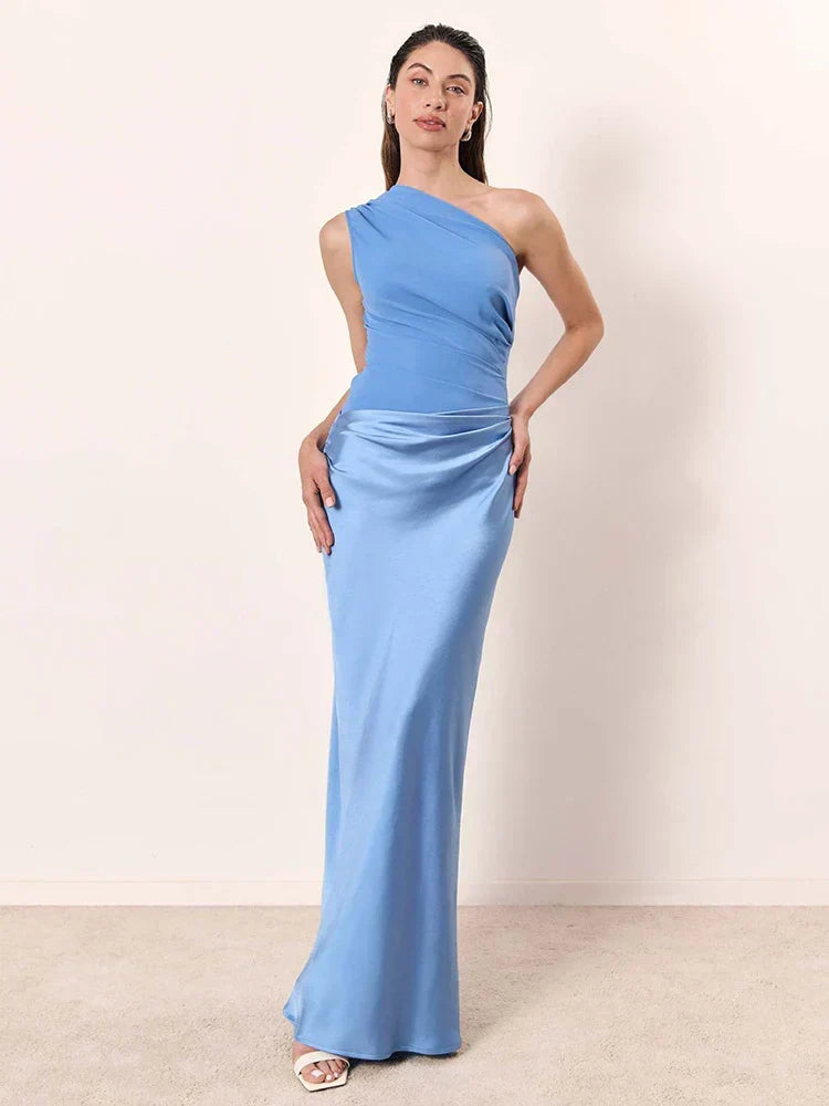 Ashley - Maxikleid mit einem Hauch von Satin