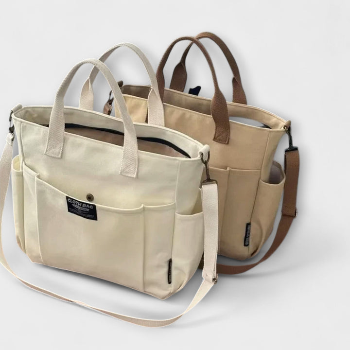 Eleanor - Minimalistische Canvas-Shopper-Tasche