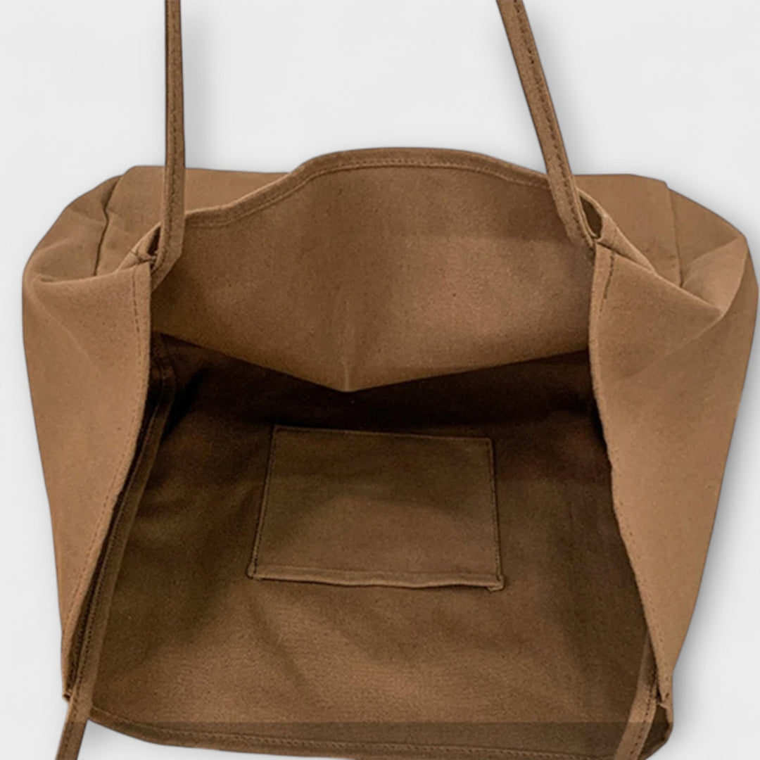 Eleanor - Hochwertige grosse Canvas-Shopper-Tasche
