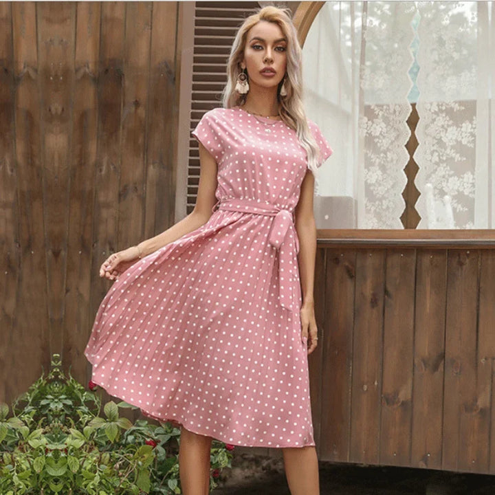 Beth - Polka Bloom Kleid