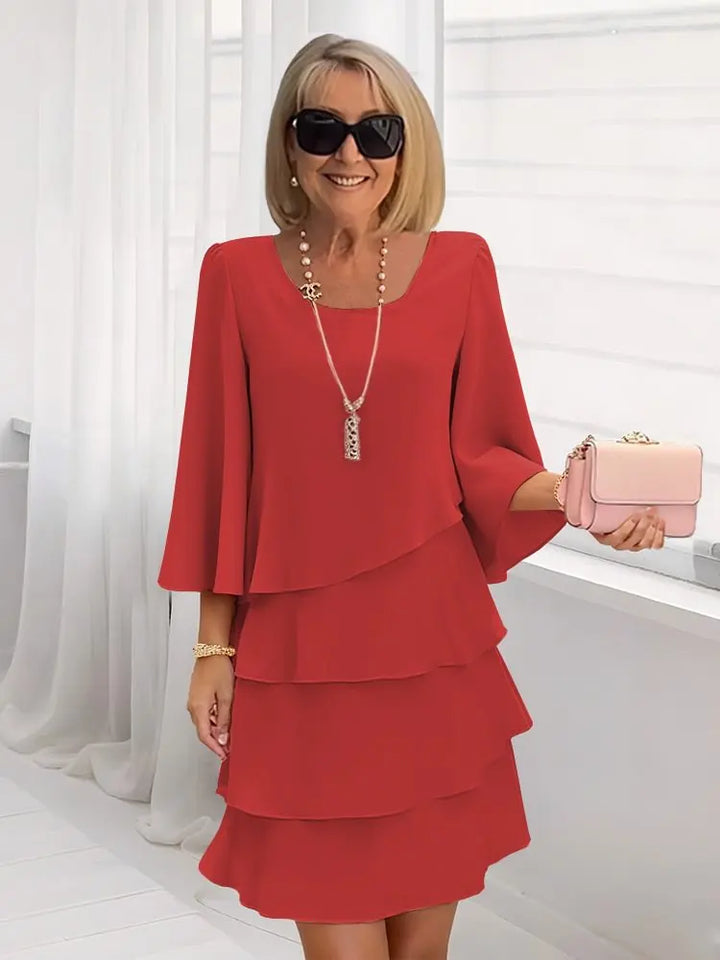 Catherine - Elegantes Kleid mit Volants