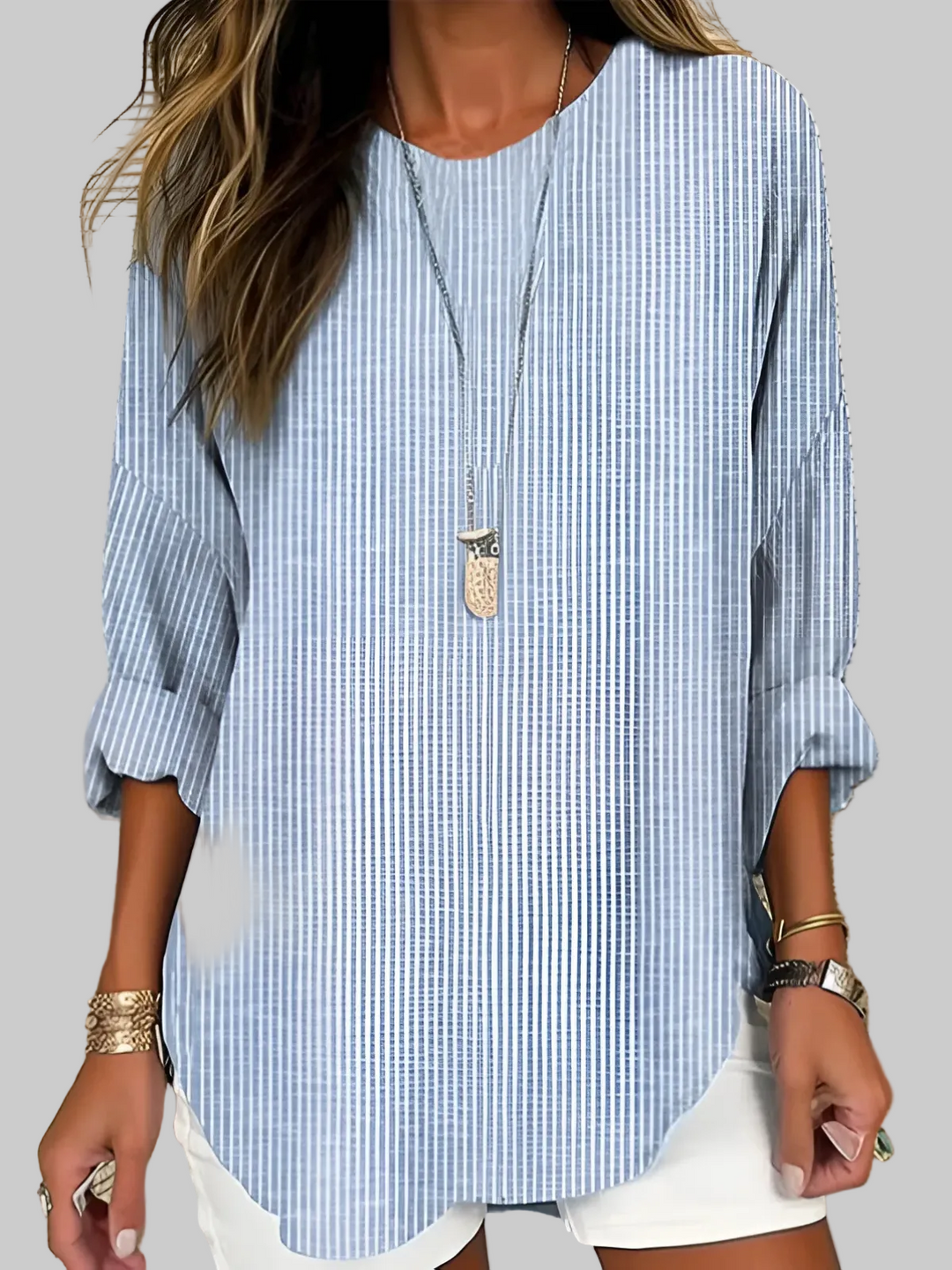 Rhea - Trendige gestreifte Bluse
