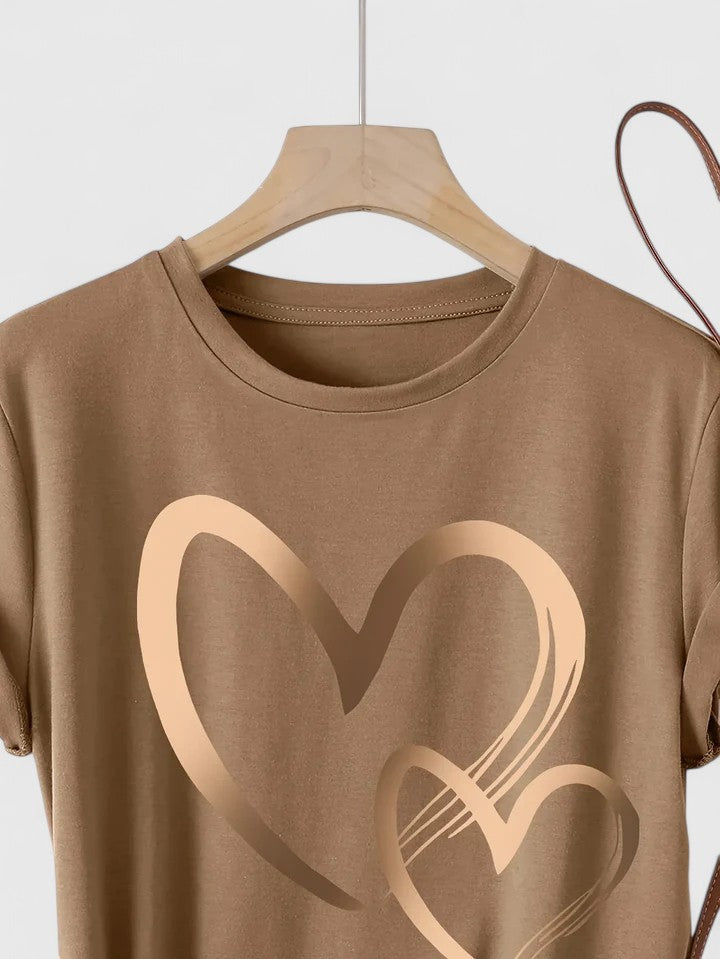 Maribelle - Bequemes T-Shirt mit kurzen Ärmeln