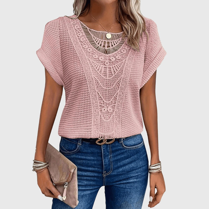 Elaine - Elegante Ibiza-Stil Bluse