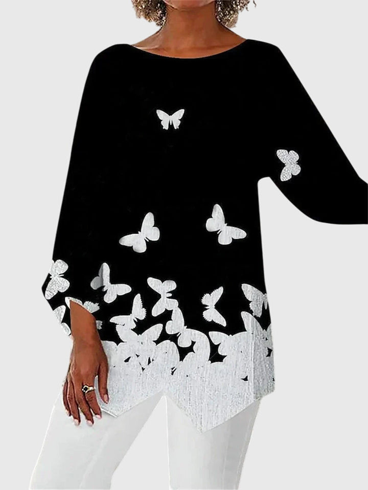 Elizabeth - Elegantes Rundhals-Top