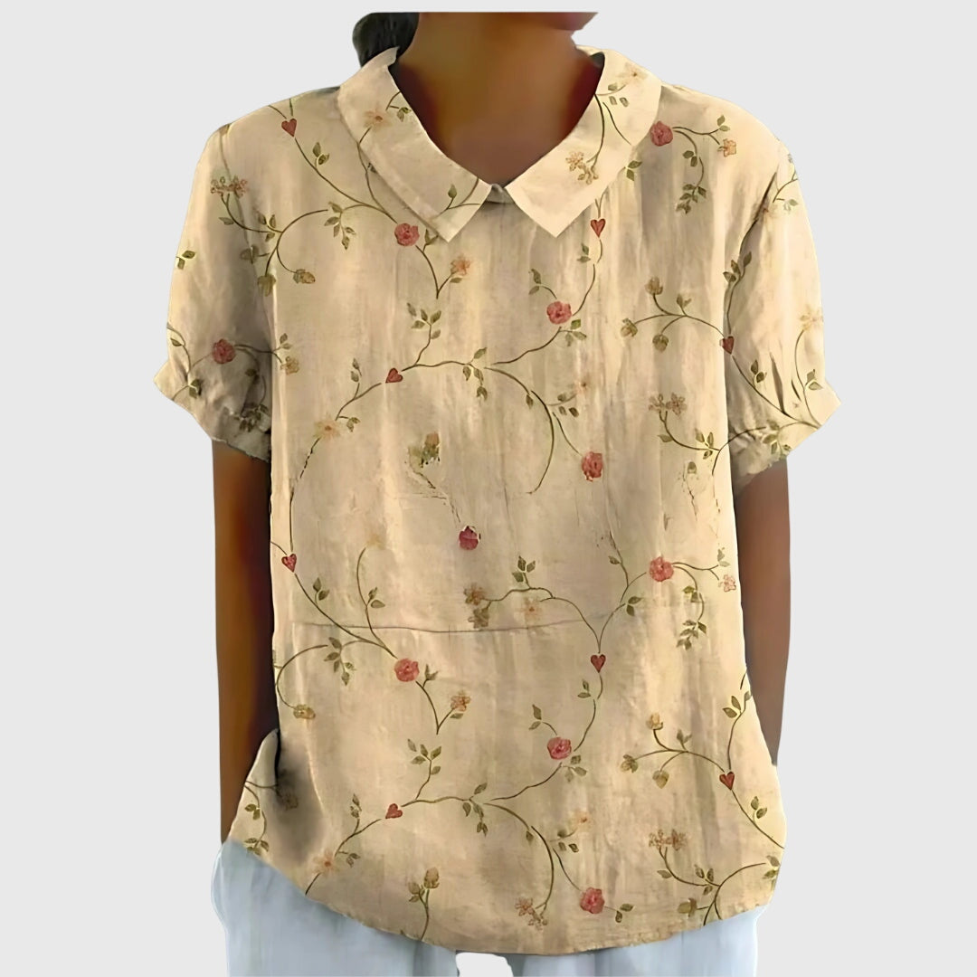 Karen - Blumige Bluse