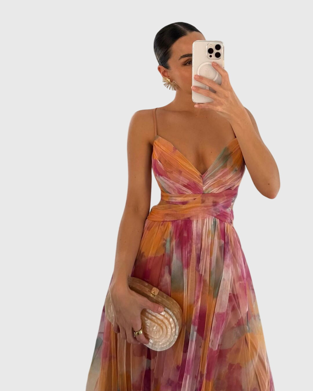 Gretchen - Florales Maxikleid