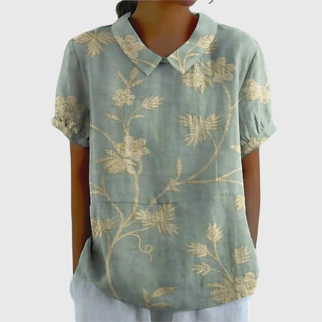 Karen - Blumige Bluse