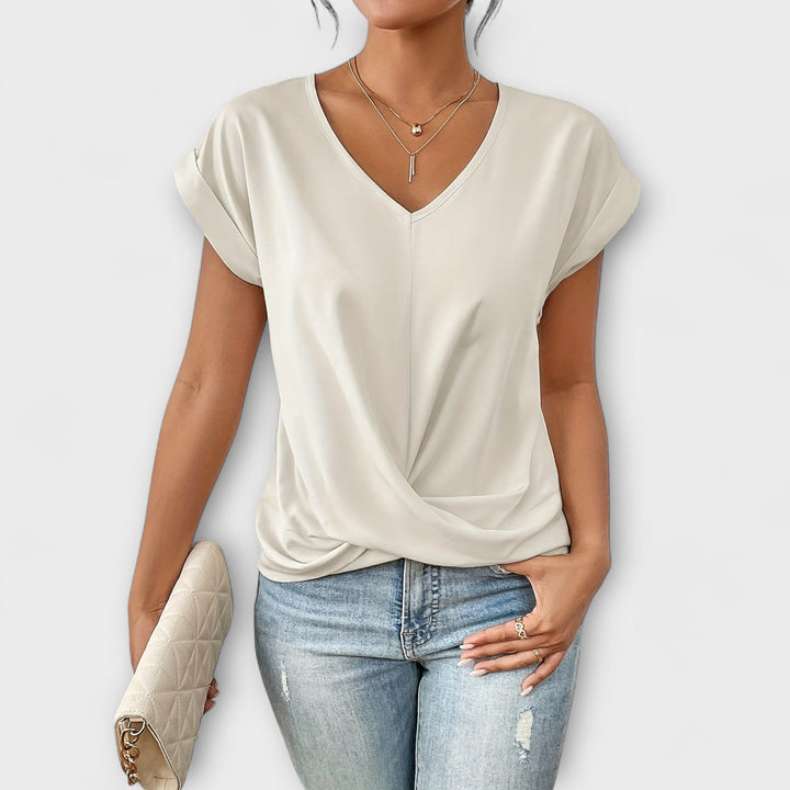 Ashford - Elegantes V-Ausschnitt-Top