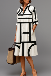 Annette - Stilvolles Midi-Kleid