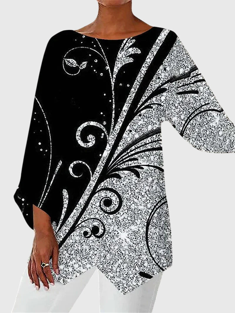 Elizabeth - Elegantes Rundhals-Top