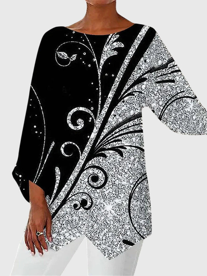 Elizabeth - Elegantes Rundhals-Top