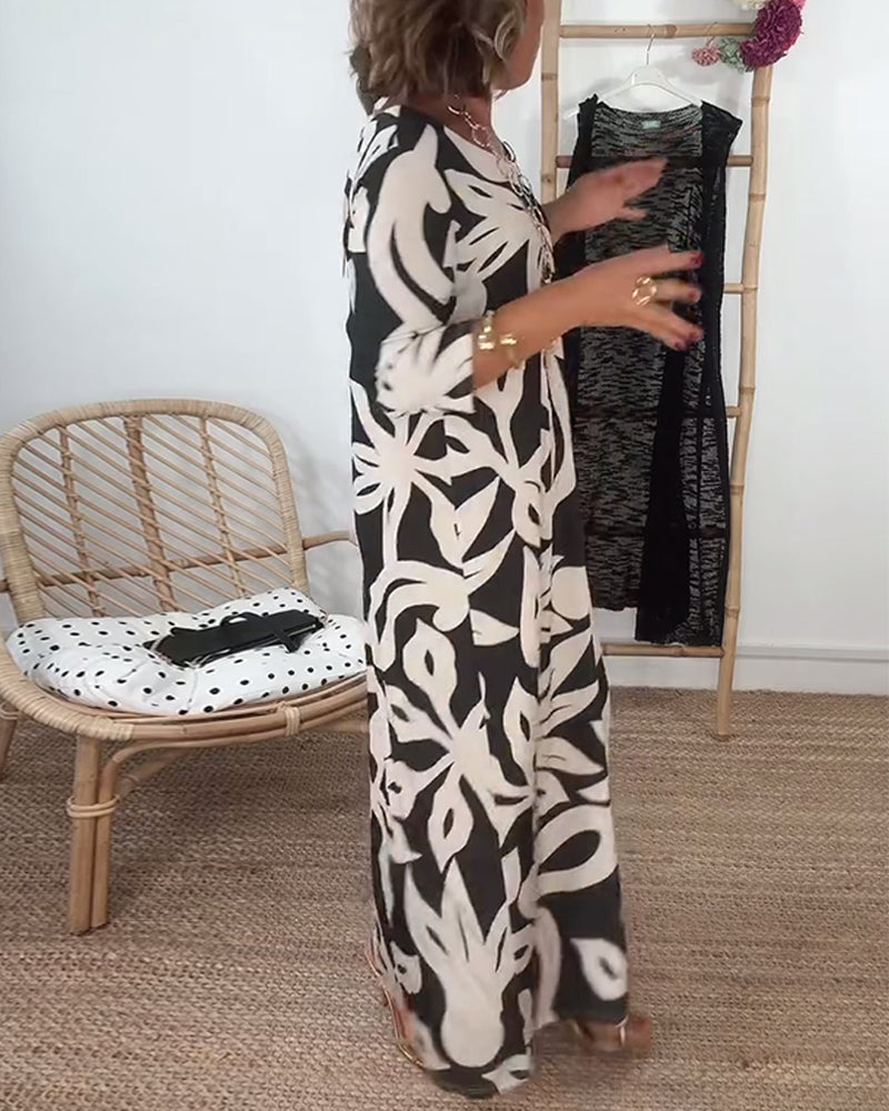 Ysabel - Abstraktes Muse-Kleid
