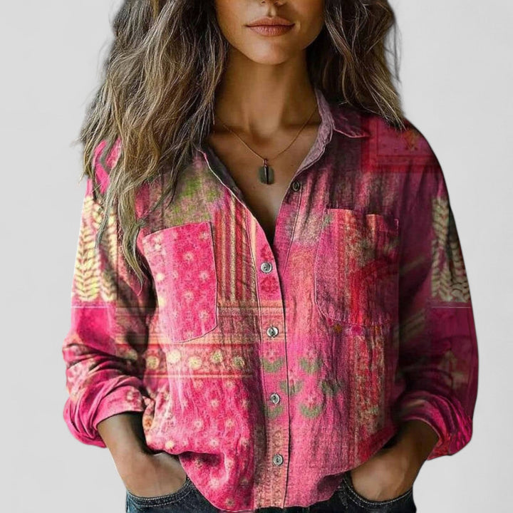 Ashley - Bequemes Blusen-Shirt