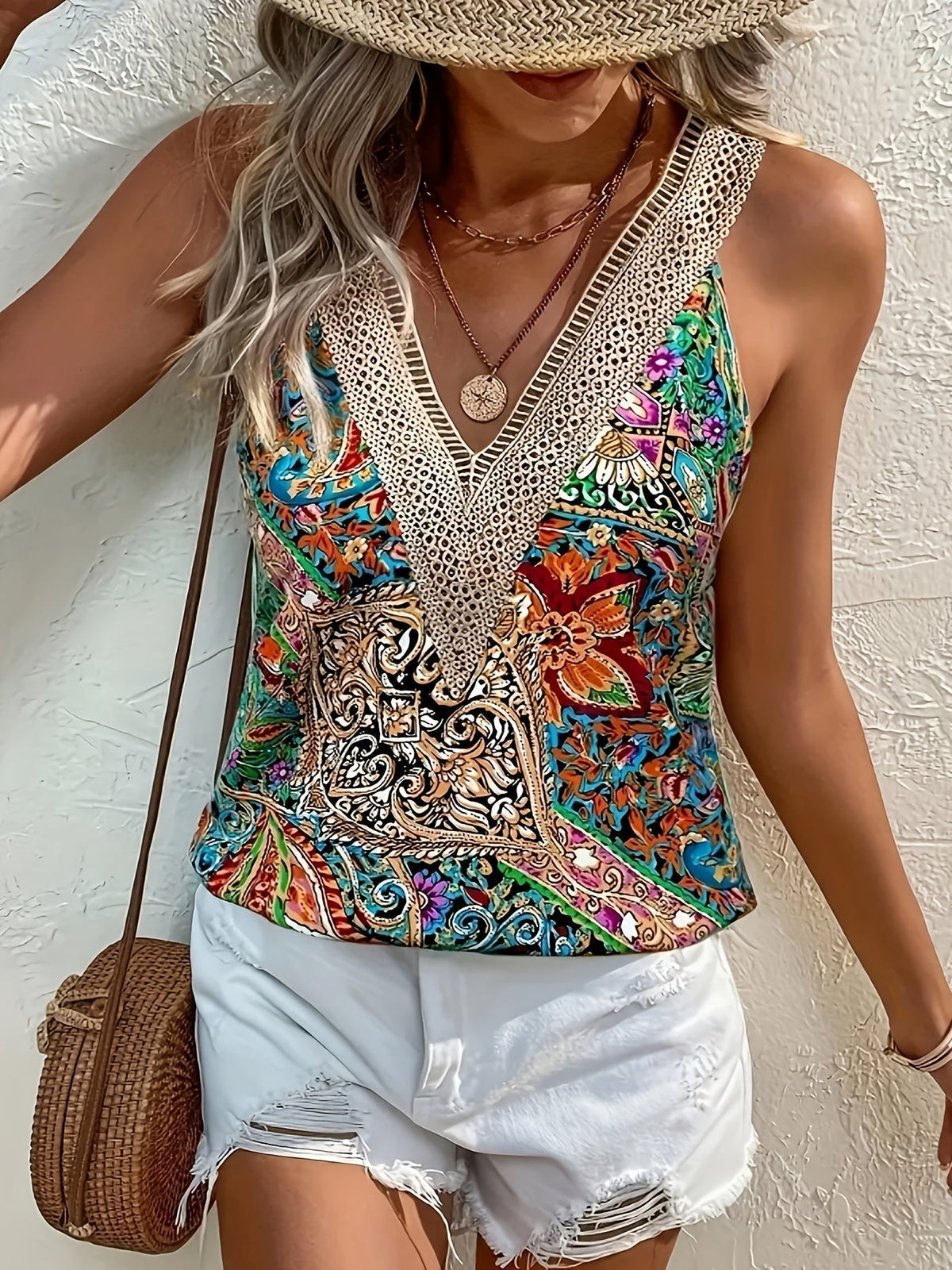 Cora - Boho-Print-Top