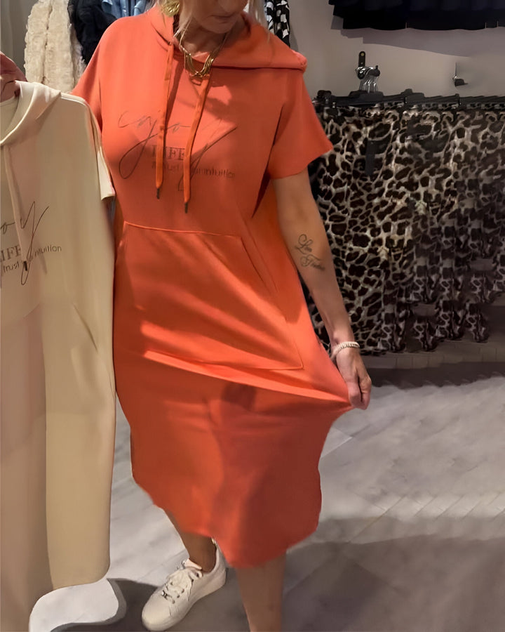 Bridget - Lässiges Hoodie-Kleid