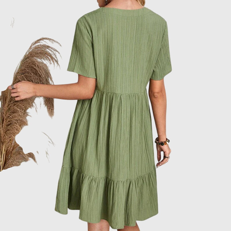 Auri - Elegantes schmeichelhaftes Kleid