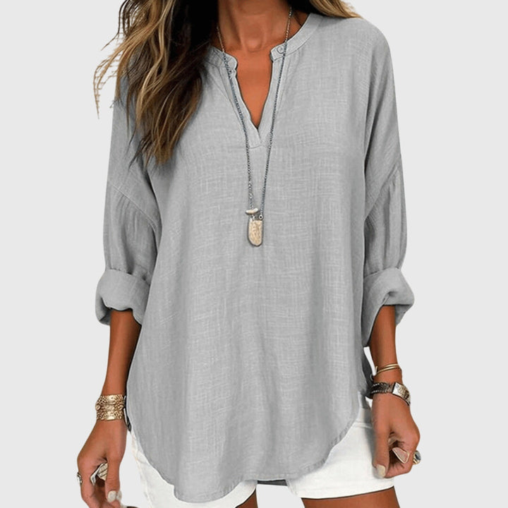Mavis - Fliessendes Elegantes Strandhemd
