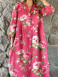 Maddie - Kunst Blumen Kleid