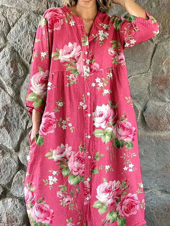 Maddie - Kunst Blumen Kleid