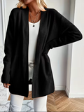 Edelrika | Damen Offene Oversize-Strickjacke