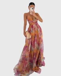 Gretchen - Florales Maxikleid