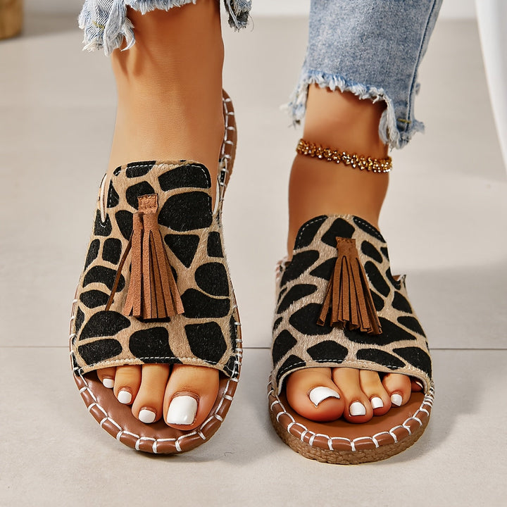 Addison - Boho-Tassel-Sandalen