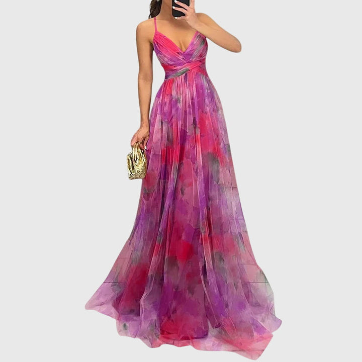 Gretchen - Florales Maxikleid