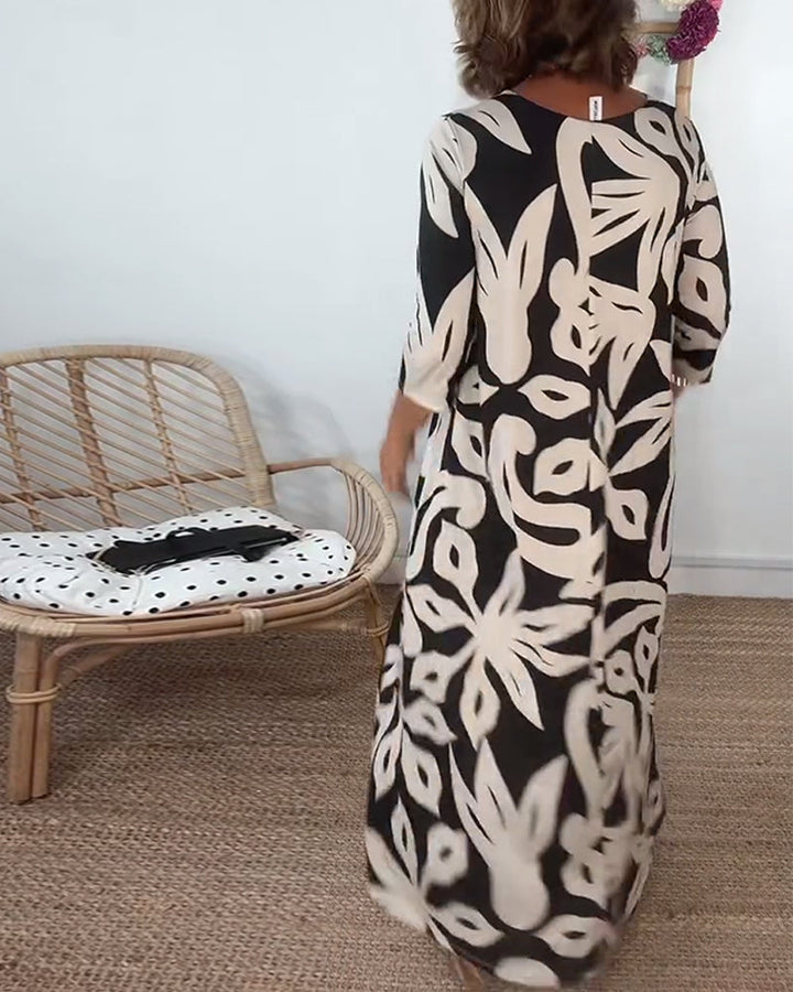 Ysabel - Abstraktes Muse-Kleid