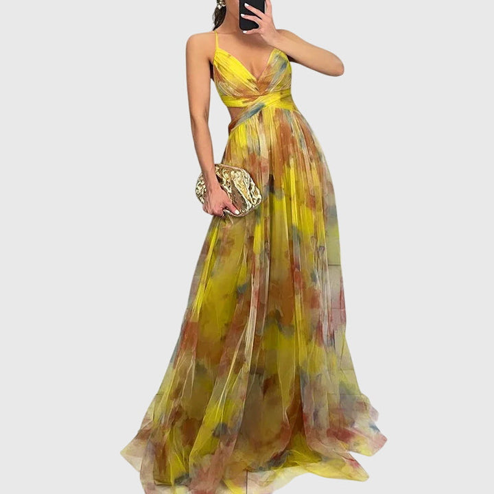 Gretchen - Florales Maxikleid