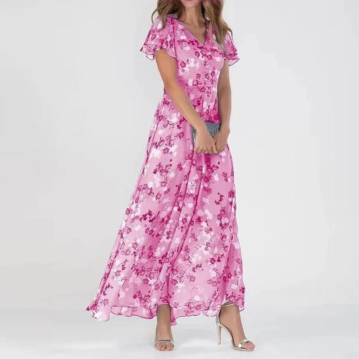 Zuri - Glamouröses Bauchbedeckendes Kleid
