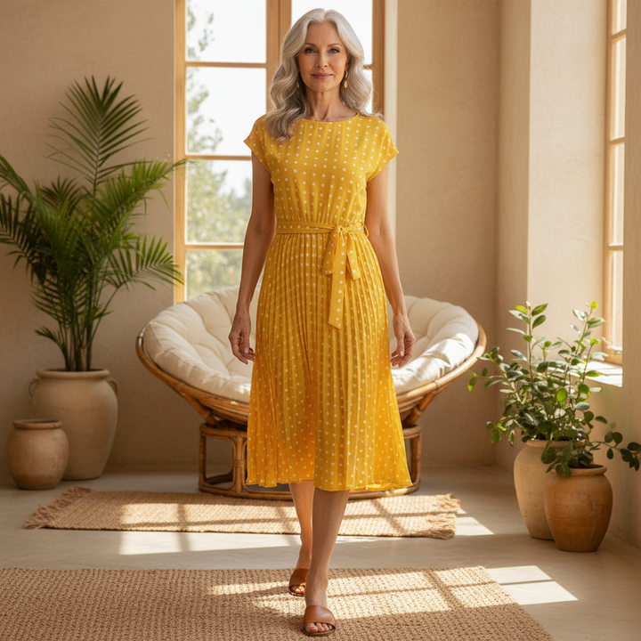 Beth - Polka Bloom Kleid