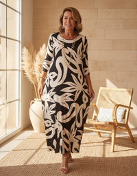 Ysabel - Abstraktes Muse-Kleid