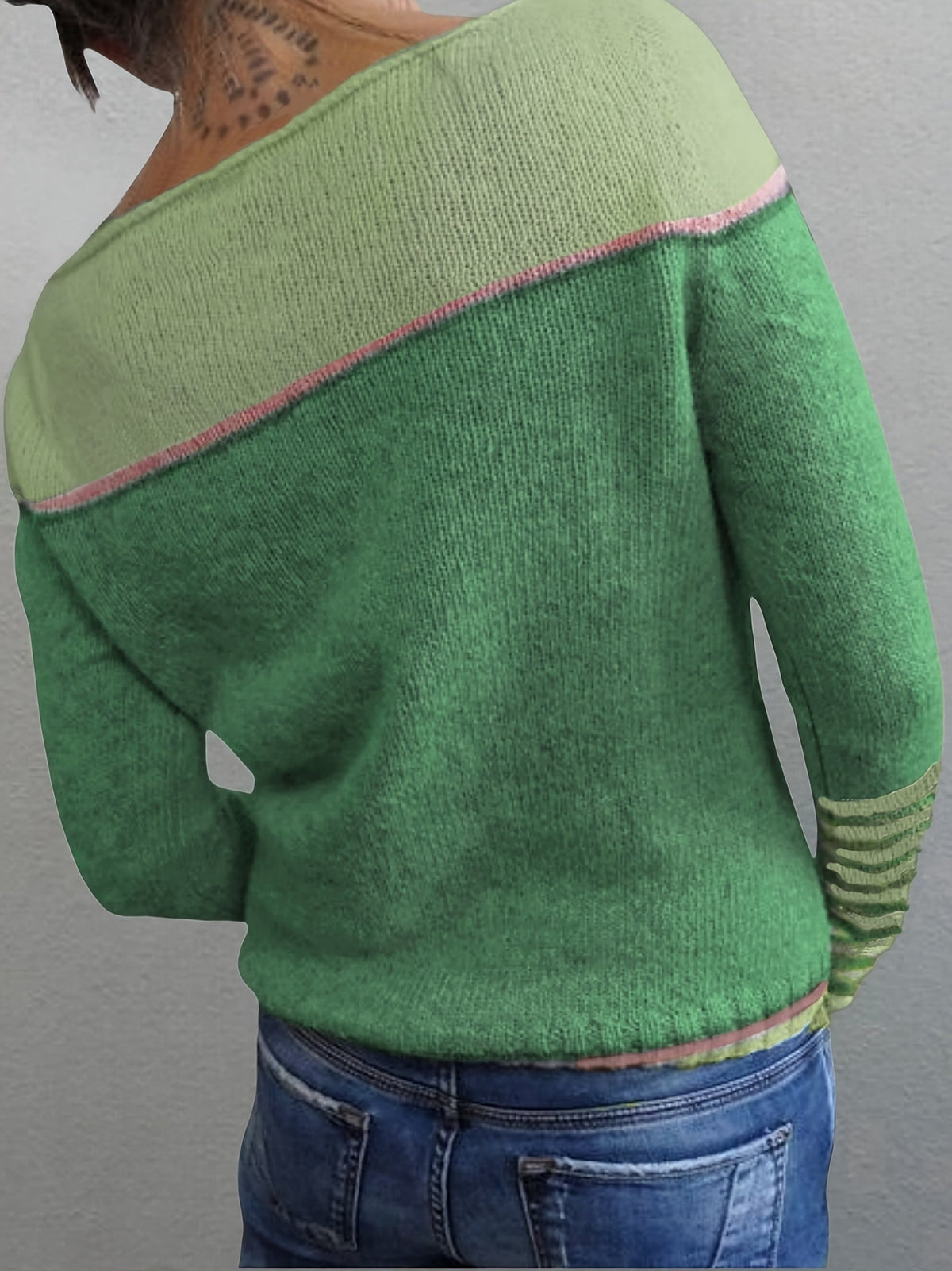 Gerhild | Damen Pullover mit Streifenmuster