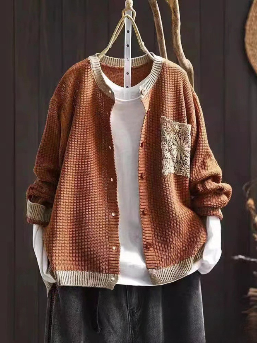Hildrun | Damen Strickjacke im Relaxed Fit