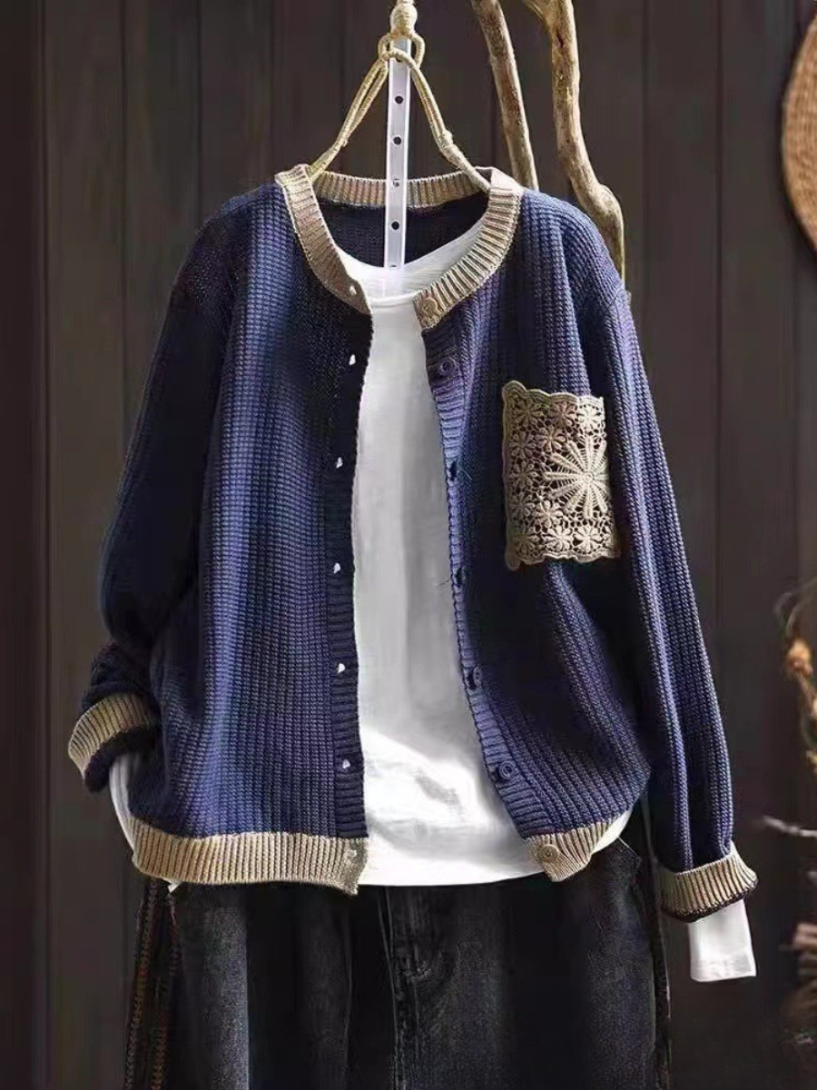 Hildrun | Damen Strickjacke im Relaxed Fit