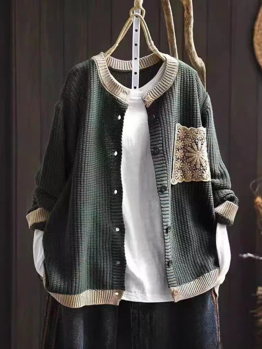 Hildrun | Damen Strickjacke im Relaxed Fit
