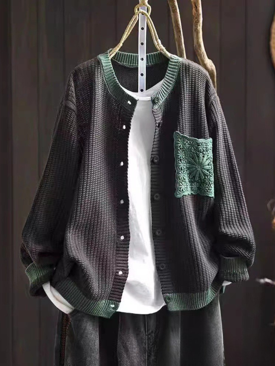 Hildrun | Damen Strickjacke im Relaxed Fit