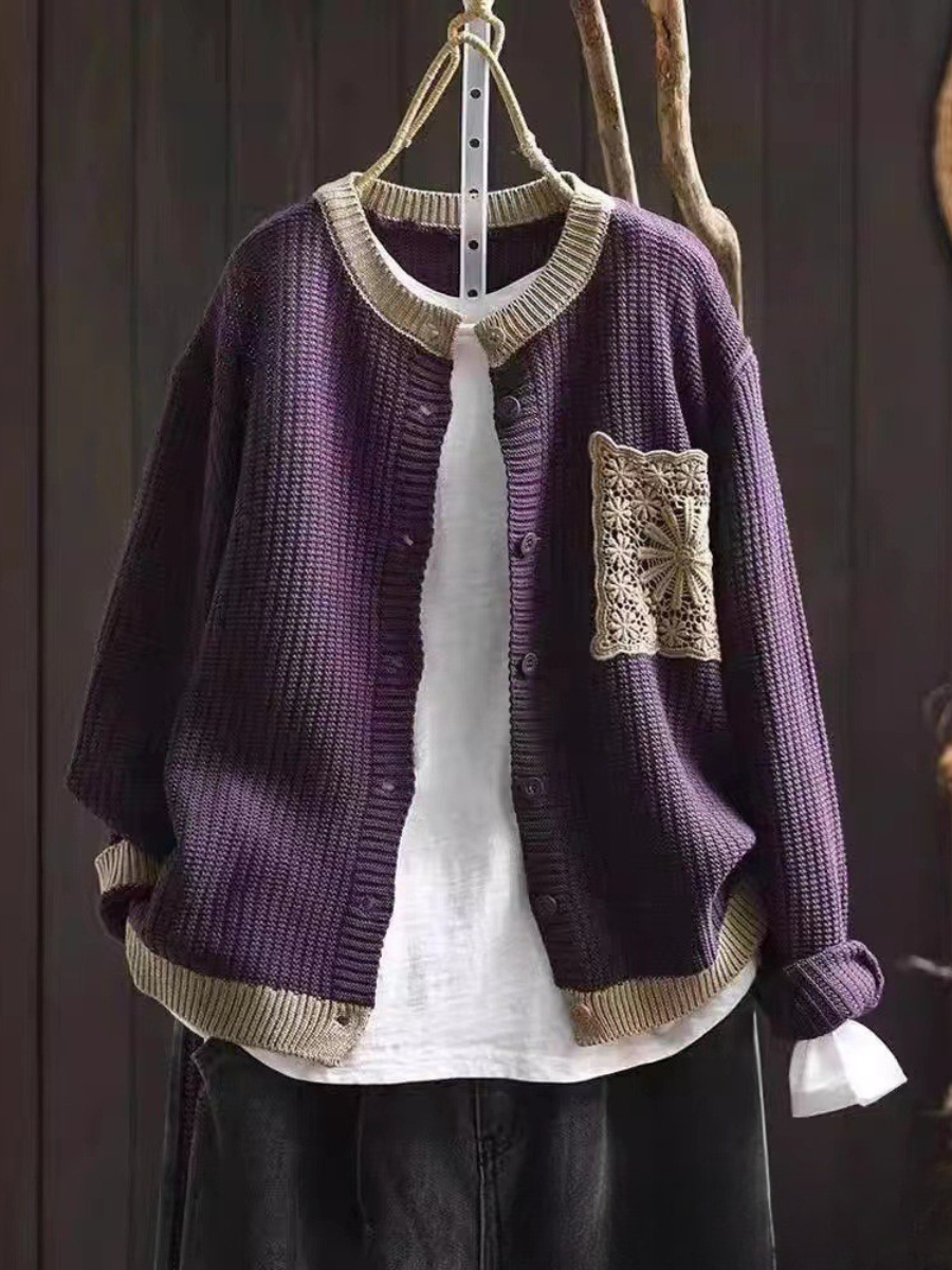 Hildrun | Damen Strickjacke im Relaxed Fit