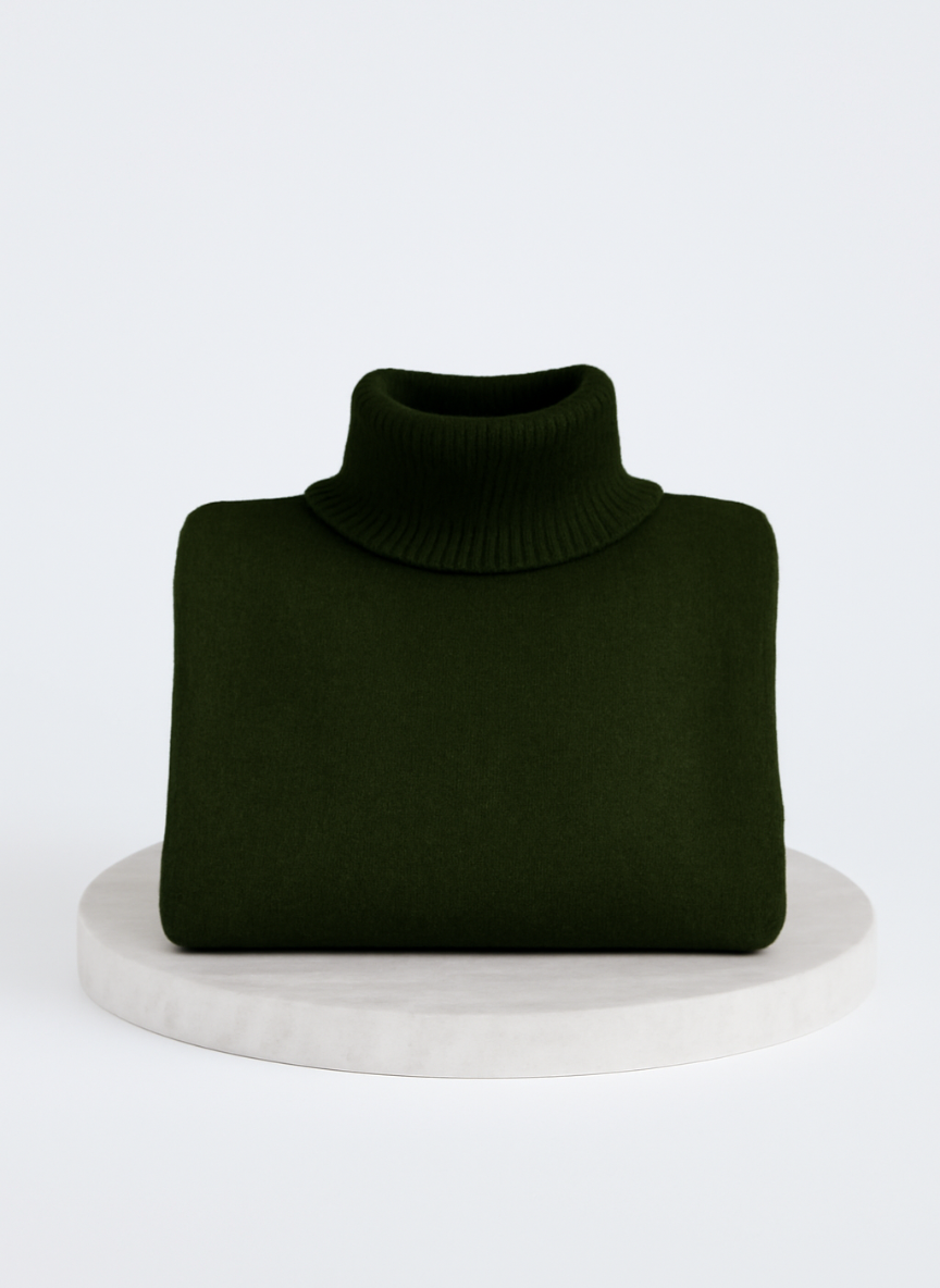 Irmtraud | Damen Oversized Rollkragenpullover aus Strick