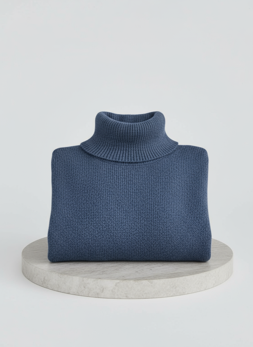 Irmtraud | Damen Oversized Rollkragenpullover aus Strick