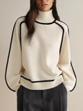 Levka | Oversized Damen Rollkragenpullover