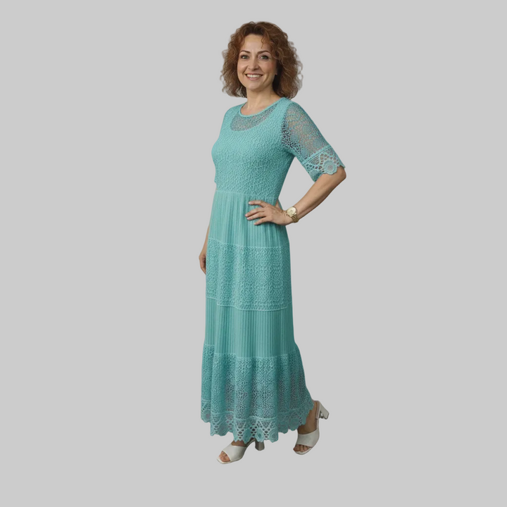 Camille - Spitzen-Detail Kleid