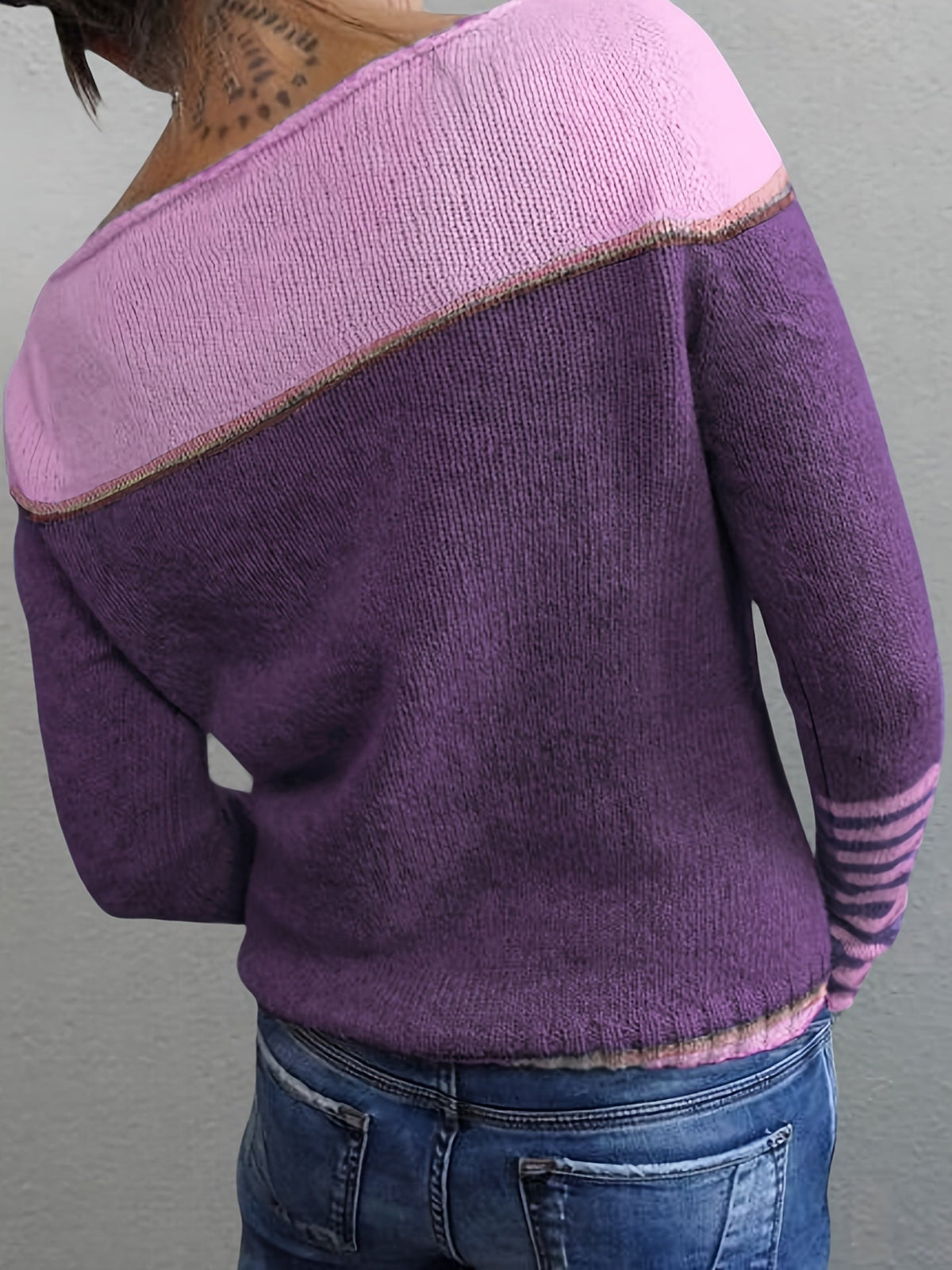 Merla | Damen Pullover mit Streifenmuster